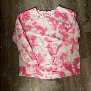 Vibrant Pink Tie-Dye Pullover